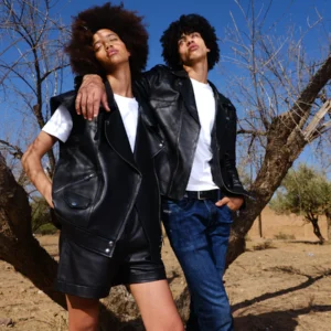 UB Fashion Premium Oversize Leather Vest