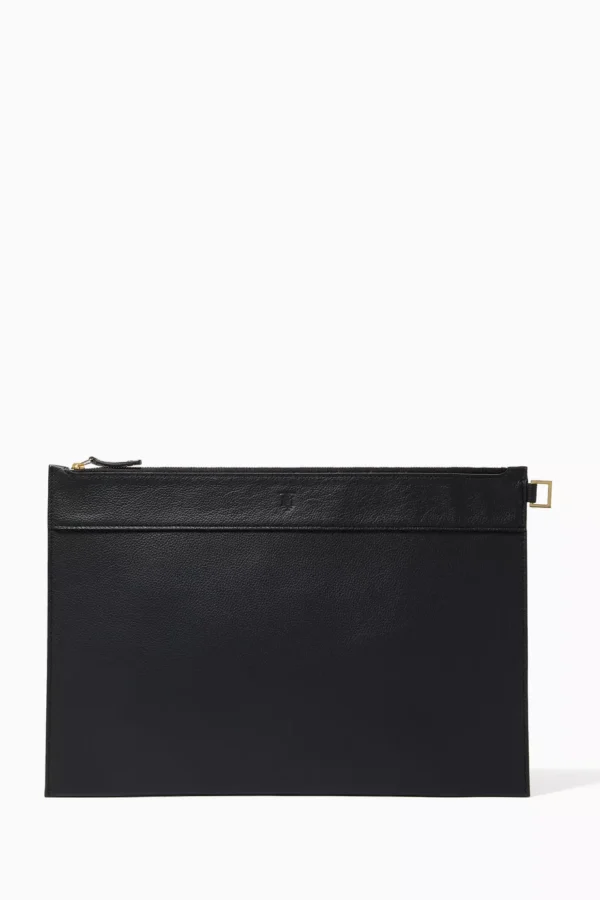 UB FASHION MONTROI Large Handpainted Leather Pouch