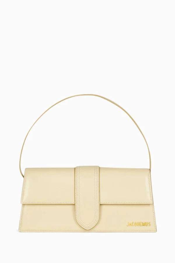 UB FASHION Jacquemus Le Bambino Long Shoulder Bag in Smooth Leather