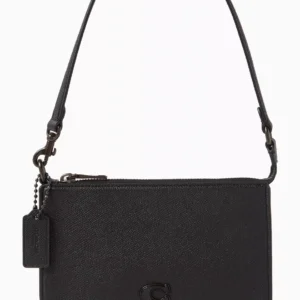 UB FASHION Coach Pouch Bag in Crossgrain Leather