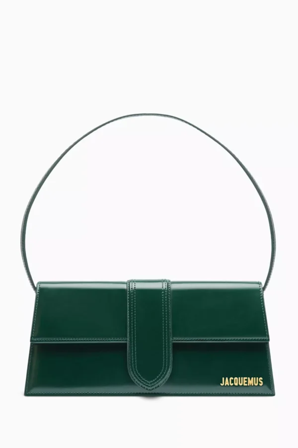 UB FASHION Jacquemus Le Bambino Long Shoulder Bag in Smooth Leather