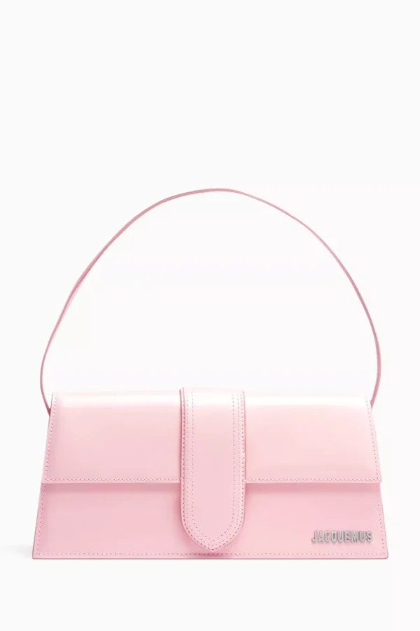 UB FASHION Jacquemus Le Bambino Long Shoulder Bag in Smooth Leather