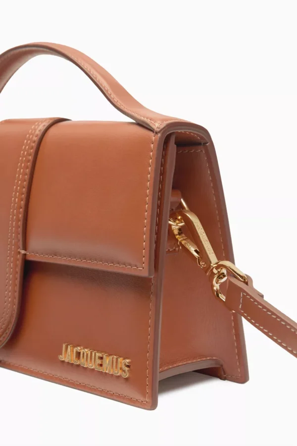UB FASHION JACQUEMUS Le Grand Bambino Shoulder Bag in Leather