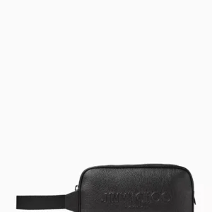 UB FASHION JIMMY CHOO Denyon Embossed Travel Bag in Leather