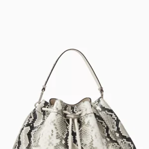 UB FASHION JIMMY CHOO Bon Bon Bucket Bag in Leather