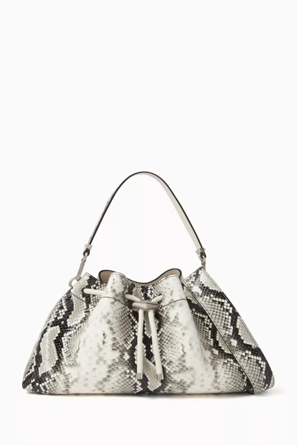 UB FASHION JIMMY CHOO Bon Bon Bucket Bag in Leather