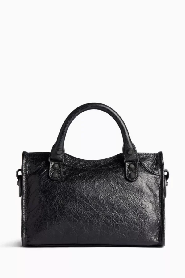 UB FASHION Balenciaga Mini Le City Bag in Arena Lambskin