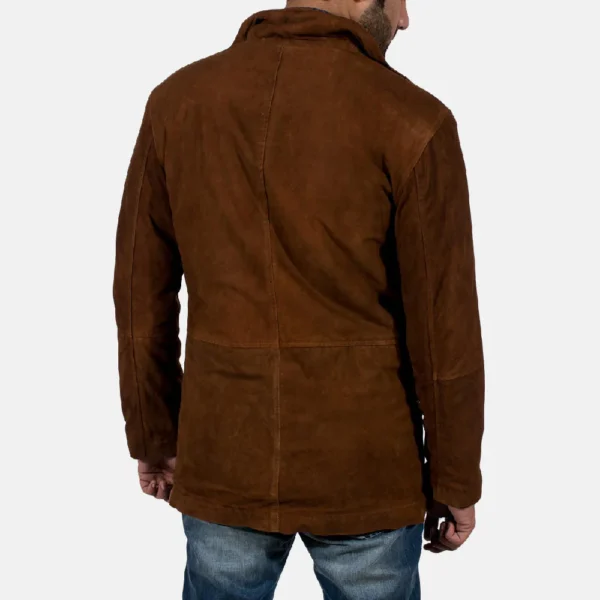 UB FASHION SHERIFF BROWN SUEDE JACKET