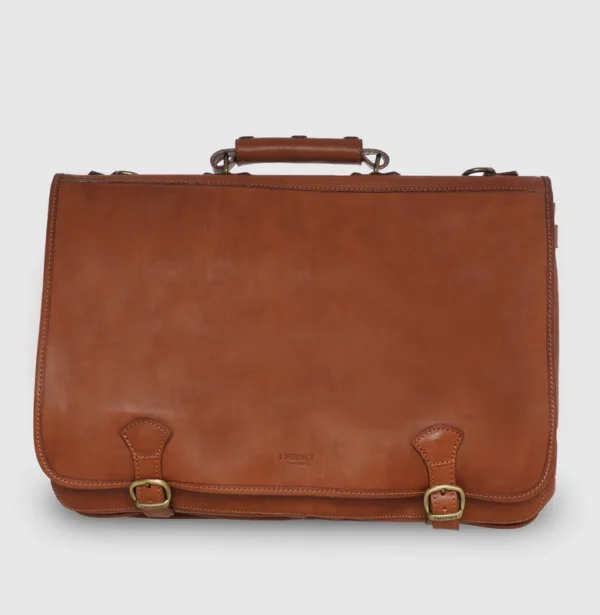 UB FASHION  Italian Leather Briefcase Laptop Case - Image 4