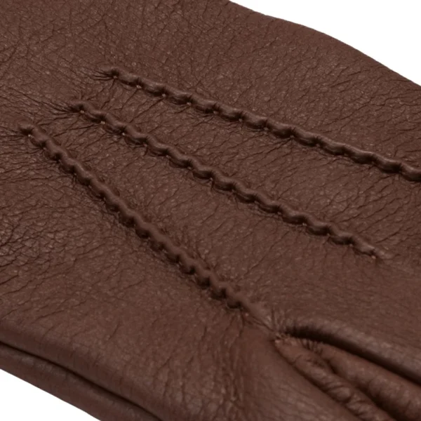 UB Fashion (brown) – lambskin leather gloves