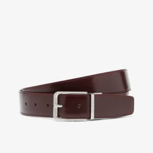 UB FASHION Navy blue elk print leather belt