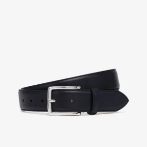 UB FASHION Black super soft nappa leather belt