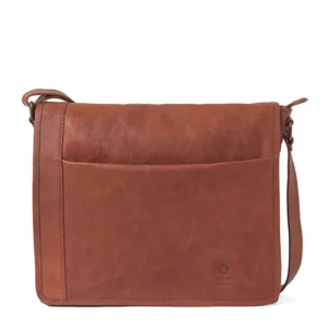 The UB FASHION Barletta Italian Leather Messenger Bag