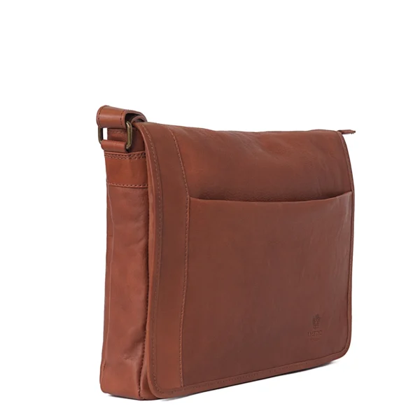 The UB FASHION Barletta Italian Leather Messenger Bag