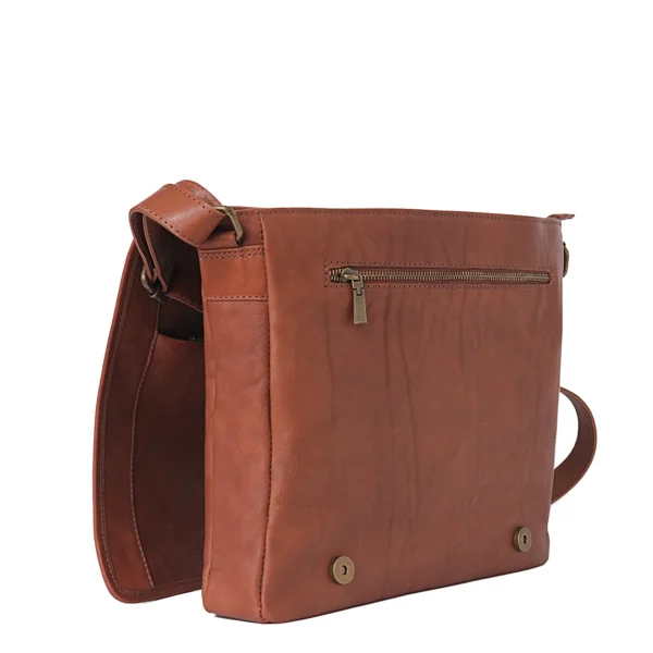 The UB FASHION Barletta Italian Leather Messenger Bag