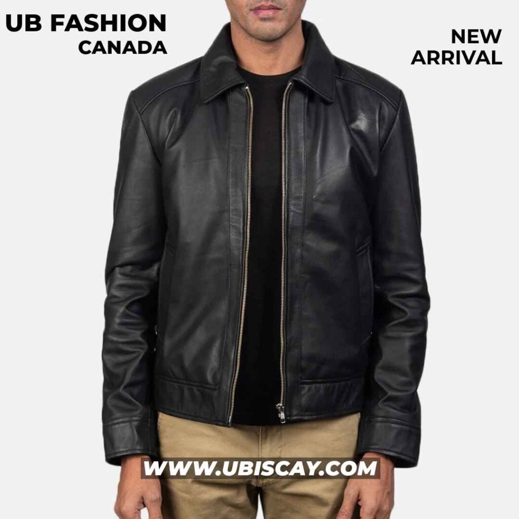 UB FASHION INFERNO BLACK LEATHER JACKET UB FASHION INFERNO BLACK LEATHER JACKET