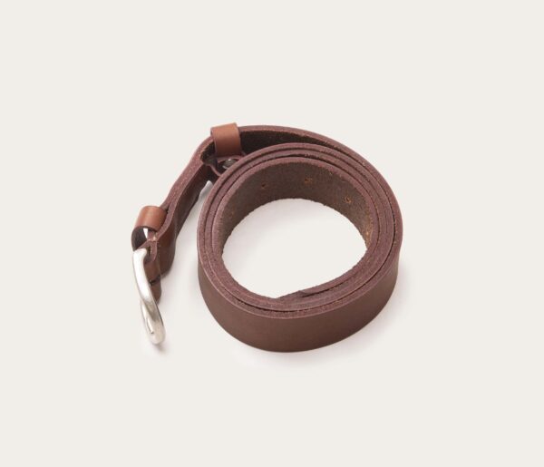 UB FASHION 25mm Brown Leather Belt