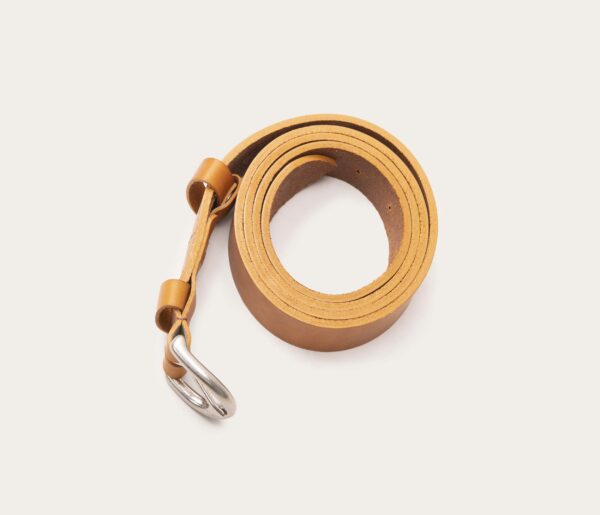 UB FASHION 25mm Tan Brown Leather Belt