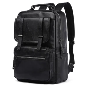 UB Fashion Vintage Leather Laptop Backpack