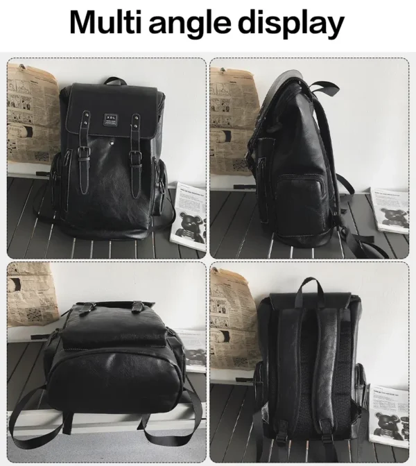 UB Fashion Leather Laptop Backpack