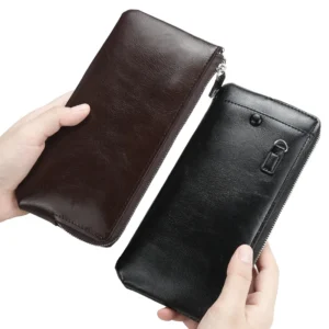 UB Fashion Long Leather Wallet for Men