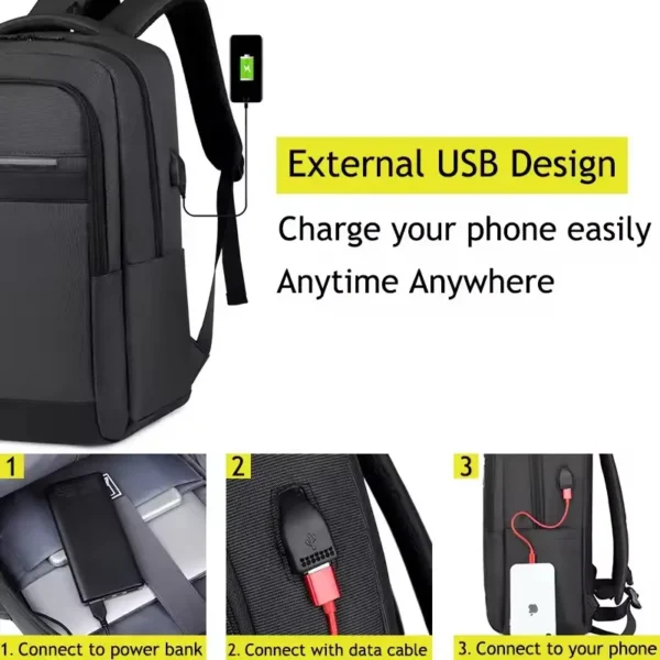 UB Fashion Lightweight Business Travel Laptop Backpack